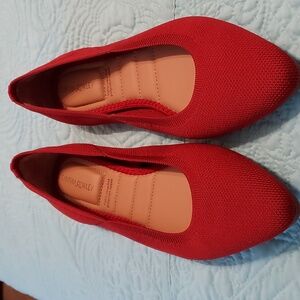 Cynthia Rowley Vibrant Red Flats SIZE 7